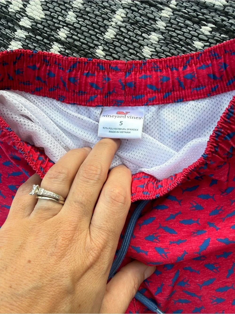 Vineyard Vines Boys Swim Shorts size 5